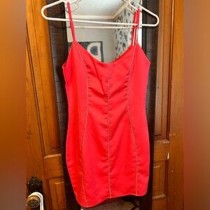 Rhinestone stripe dress